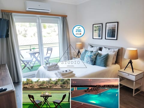Bed, Property logo or sign, Garden, View (from property/room), Balcony/Terrace, Photo of the whole room, Decorative detail, Logo/Certificate/Sign, Area and facilities, Swimming pool, Certificate/Award, Family