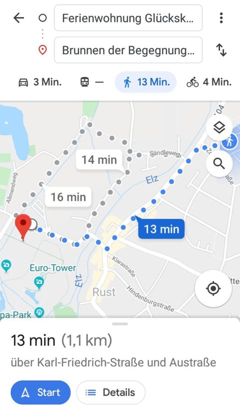 Ferienwohnung Glückskinder Apartment in Rust