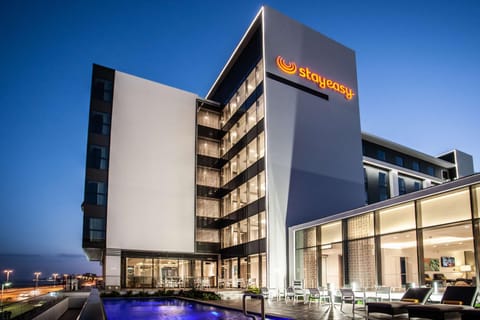 Property building, Pool view, Swimming pool