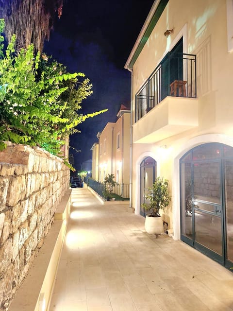 Property building, Night, Street view