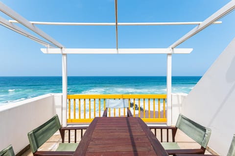 Balcony/Terrace, Dining area, Beach, Sea view