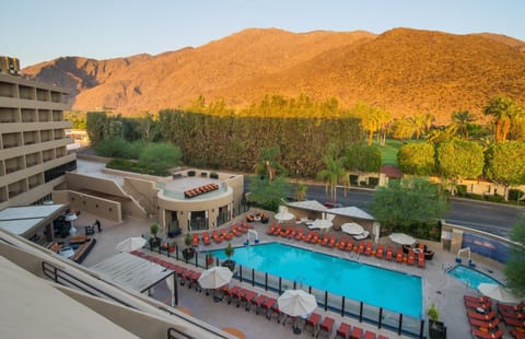 Natural landscape, Mountain view, Swimming pool