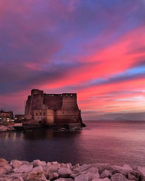 Nearby landmark, Natural landscape, Landmark view, Sea view, Sunset