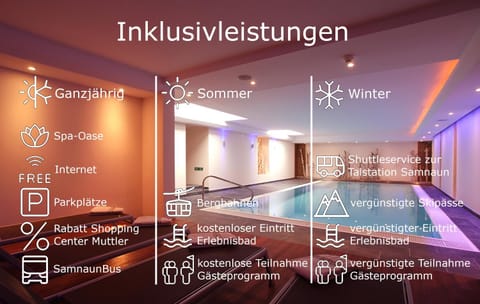 Text overlay, Swimming pool