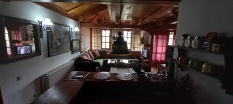 Living room, kitchen