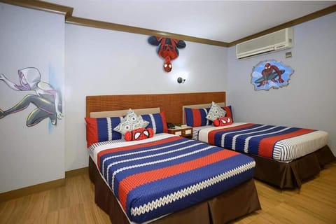 Bed, Bedroom, air conditioner