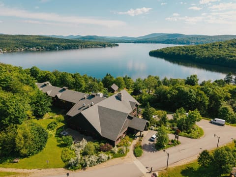 Property building, Natural landscape, Lake view