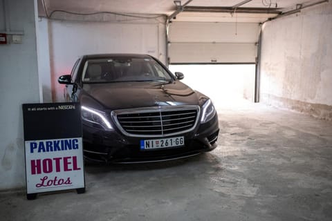 Property logo or sign, Parking