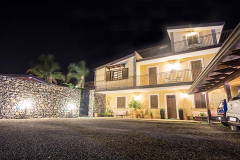 Property building, Night, Parking