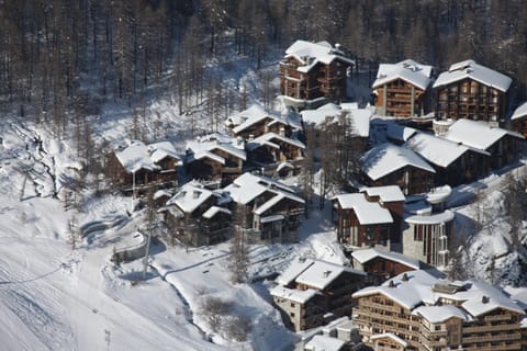 Neighbourhood, Bird's eye view, Skiing