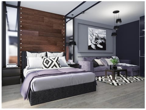 Seating area, Bedroom