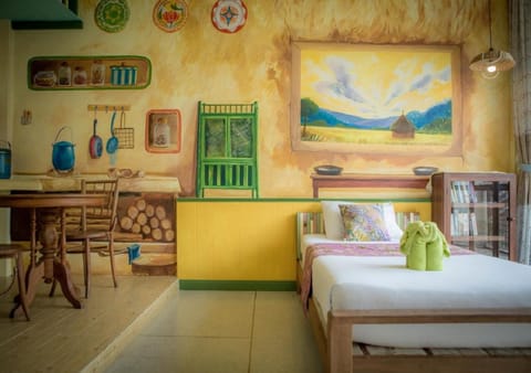 Photo of the whole room, Bedroom