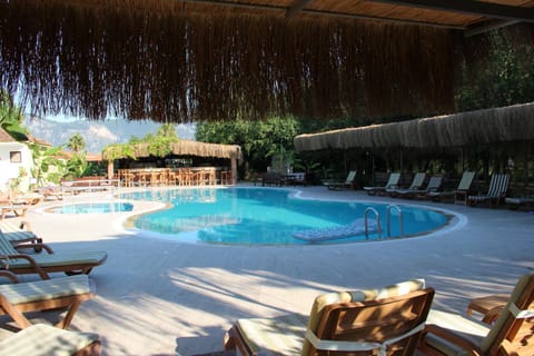 Lounge or bar, Pool view