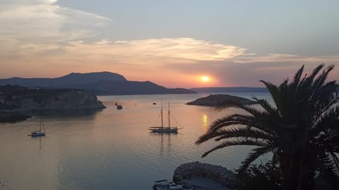 Natural landscape, Sea view, Sunset