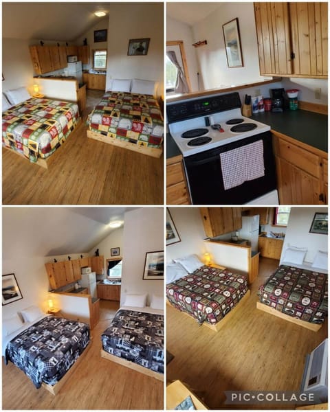Bed, Photo of the whole room, stove