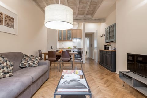 Kitchen or kitchenette, Living room, Dining area