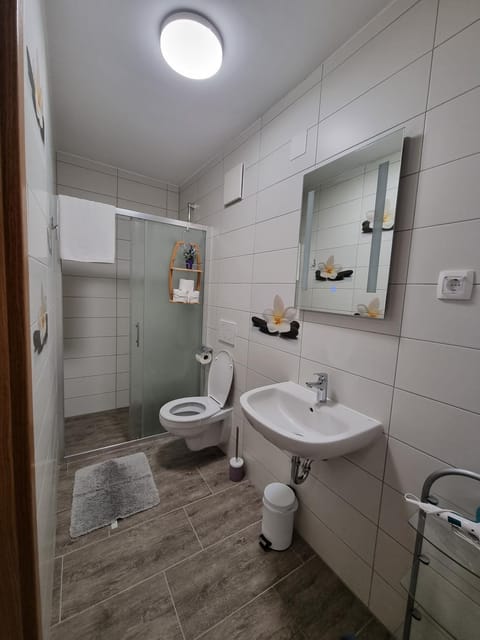 Shower, Toilet, Bathroom, towels