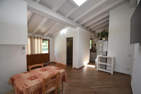 Bed, TV and multimedia, Kitchen or kitchenette, Living room, air conditioner