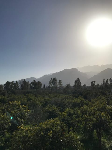 Natural landscape, Mountain view, Sunset