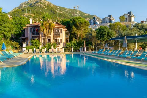 Property building, Spring, Natural landscape, Mountain view, Pool view