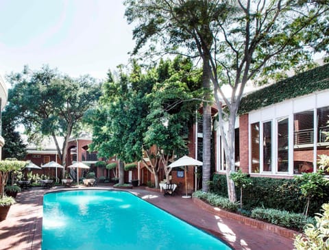 Property building, Pool view, Swimming pool