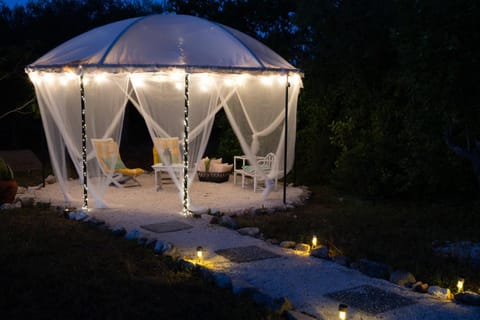 Property building, Patio, Night, Children play ground, Garden, Garden view