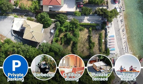 Bird's eye view, Balcony/Terrace, Sea view, Parking