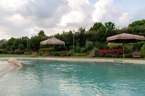 Natural landscape, Pool view, Swimming pool