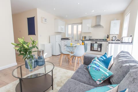 Kitchen or kitchenette, Living room, Seating area, Dining area, oven, stove