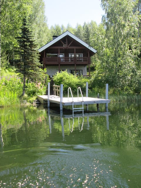Property building, Natural landscape, Lake view