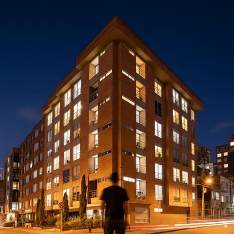Property building, Facade/entrance, Night