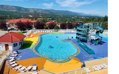 Bird's eye view, Aqua park, Mountain view, Pool view, Swimming pool