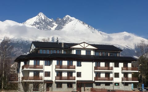 Property building, Winter, Mountain view