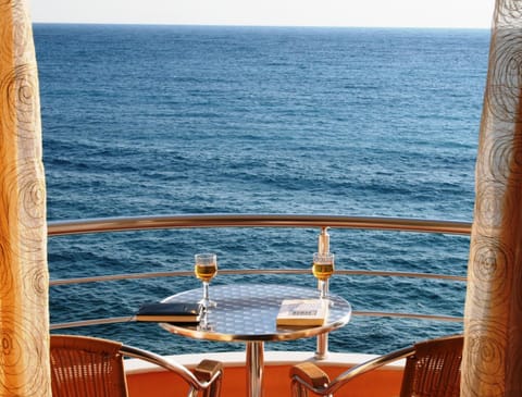 Day, Balcony/Terrace, Sea view, Alcoholic drinks