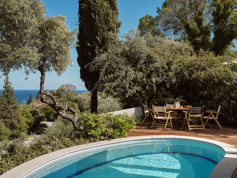 Day, Natural landscape, Garden, Garden view, Pool view, Sea view, Swimming pool