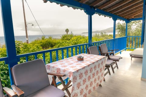 Patio, Day, Natural landscape, View (from property/room), Balcony/Terrace, Seating area, Dining area, Sea view