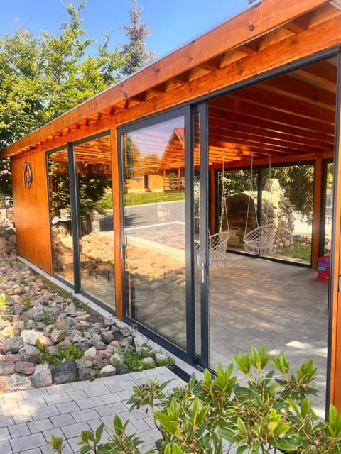 Domki Sielanka Nature lodge in West Pomeranian Voivodeship, Poland