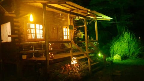 Facade/entrance, Night, Garden, Garden view