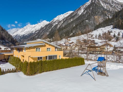 Property building, Winter, Mountain view