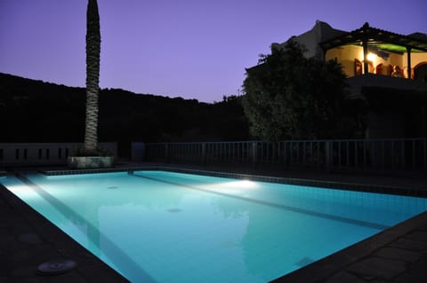 Property building, Swimming pool, Swimming pool, Sunset
