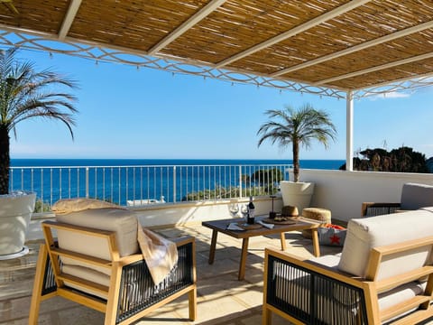 Patio, Natural landscape, View (from property/room), Balcony/Terrace, Sea view