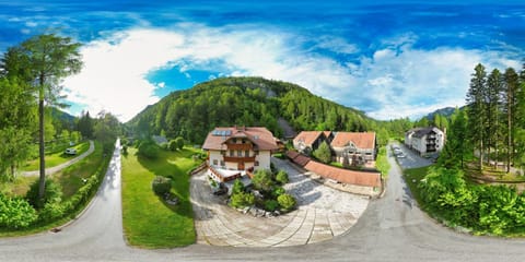 Property building, Neighbourhood, Natural landscape, Mountain view