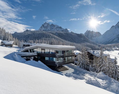 Property building, Natural landscape, Winter, Mountain view