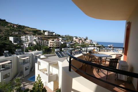 Property building, Natural landscape, View (from property/room), Balcony/Terrace, Mountain view, Sea view