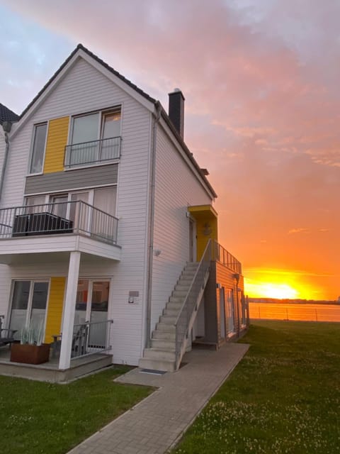 Property building, Sunset
