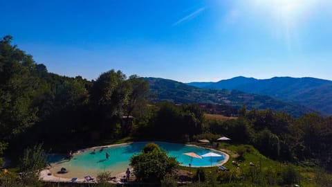 Natural landscape, Mountain view, Pool view, Swimming pool
