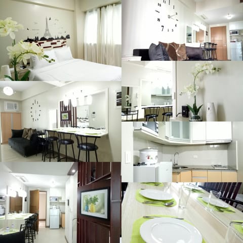 Bed, Dining area
