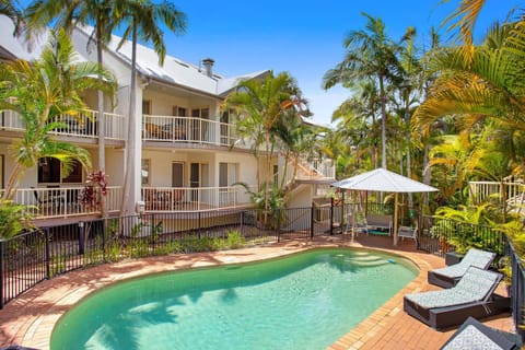 Property building, Pool view, Swimming pool