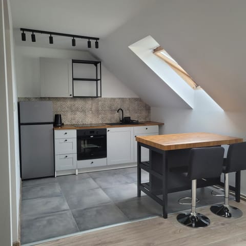 Kitchen or kitchenette, Dining area, stove