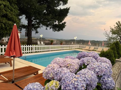 Pool view, Swimming pool, sunbed